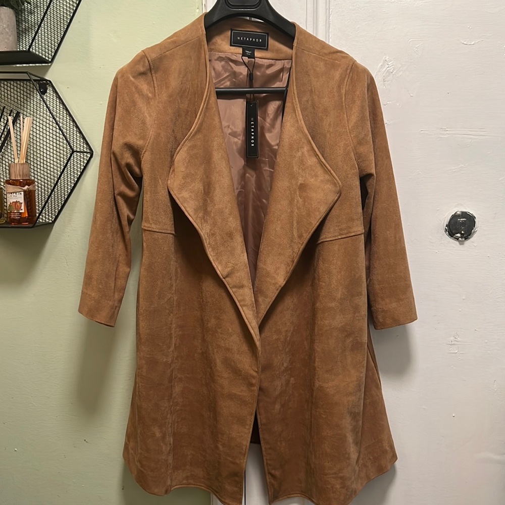 Metaphor Faux Suede jacket Size:M